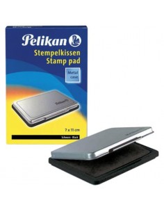 Cuscinetto inchiostrato per timbri Pelikan nr. 2 7x11 cm nero 331777