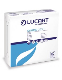 Tovaglioli di carta Lucart Strong 233 T 2 veli Conf. da 75 pezzi - 832001J