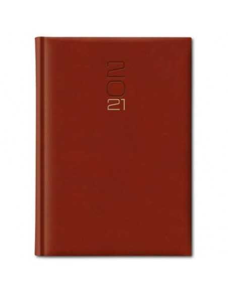 Agenda Giornaliera 2021 A4 Madrid rosso inglese 0512KA-A25