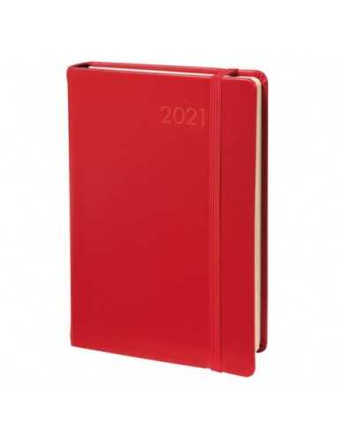 Agenda giornaliera 2021 Quo Vadis Daily 17 Habana 12x17 cm rosso 37600221MQ