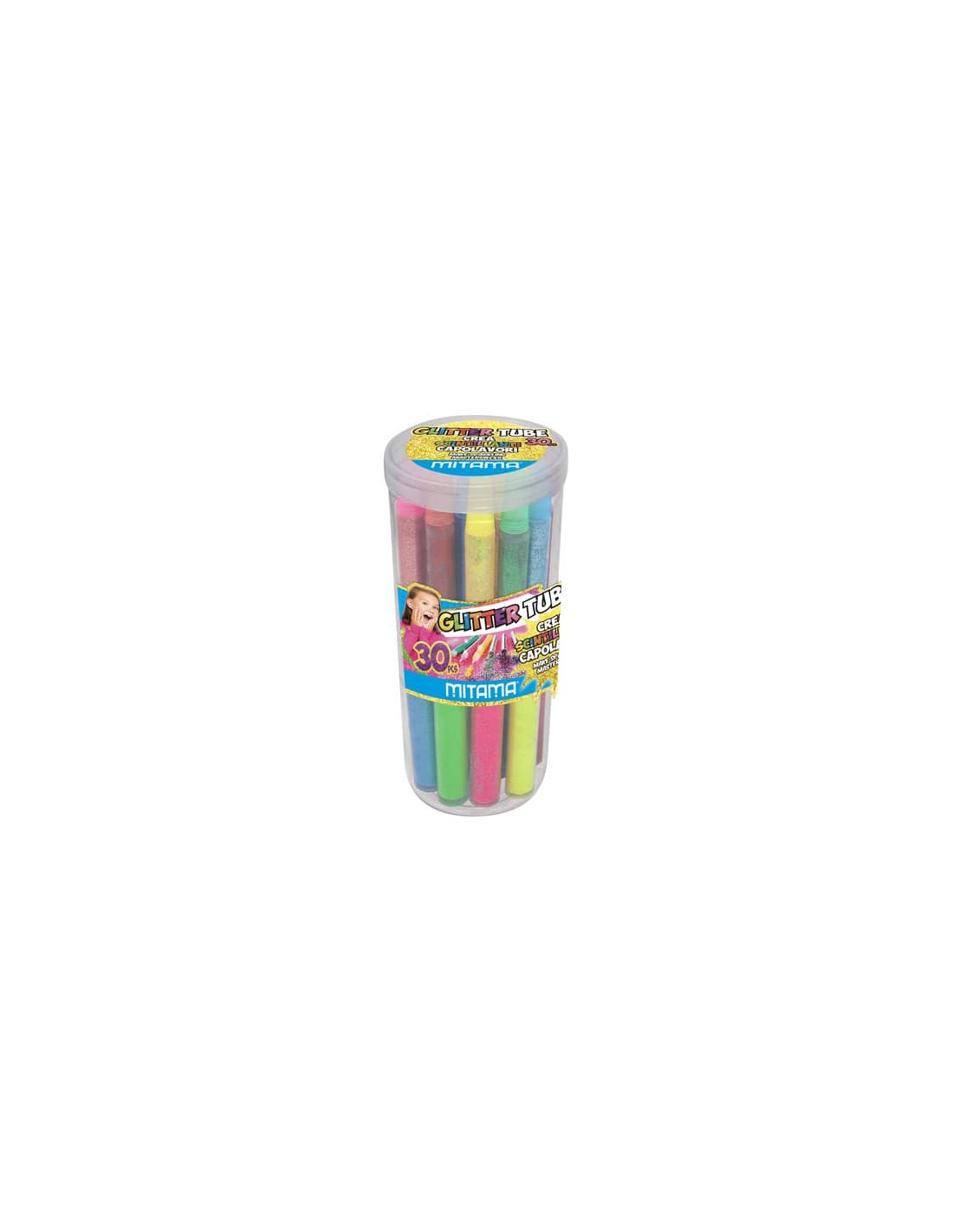 Glitter Tube Mitama - 25 colori glitter [cod. 62861] - Mitama
