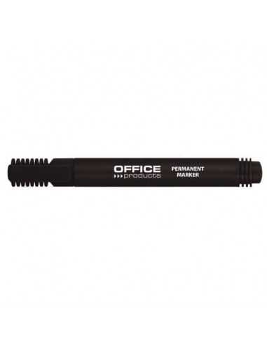 Marcatore permanente Office Products punta tonda 1-3 mm nero conf. 12 pezzi - 17071211-05
