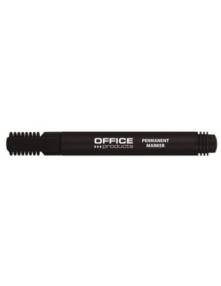 Marcatore permanente Office Products punta tonda 1-3 mm nero conf. 12 pezzi - 17071211-05