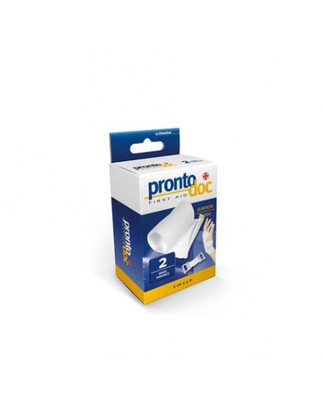 Benda elastica ProntoDoc + fermaglio adattabile a tutte le parti del corpo 400x6 cm - 4120