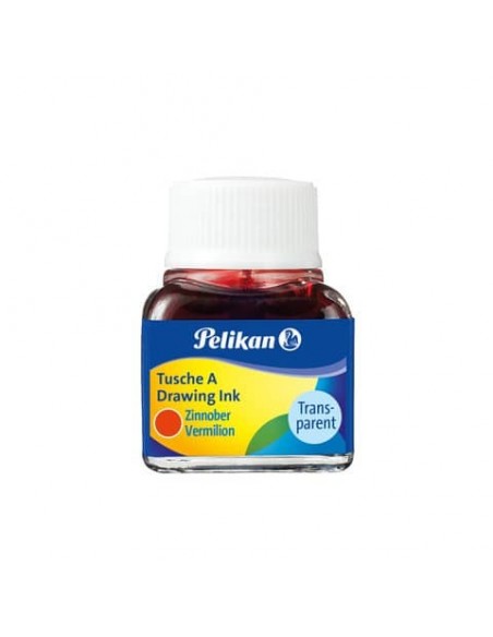 Flacone inchiostro di china Pelikan 523-17 da 10 ml - vermiglione - 201525