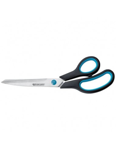 Forbici Westcott Soft Grip Easy Grip asimmetriche blu/nero 24