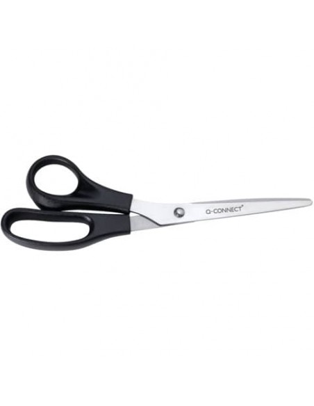 Forbici per mancini Q-Connect nero 21 cm  E-KF15757 IA