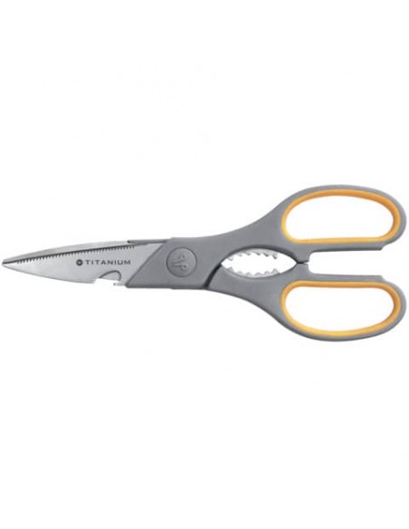 Forbici Westcott Softgrip Titanium Super Multi simmetriche giallo/grigio lama 21 cm - E-30486 00