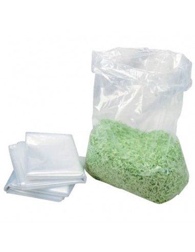 Sacchi per distruggidocumenti HSM capacità 48 L trasparente Conf. 100 pezzi - 1661995050