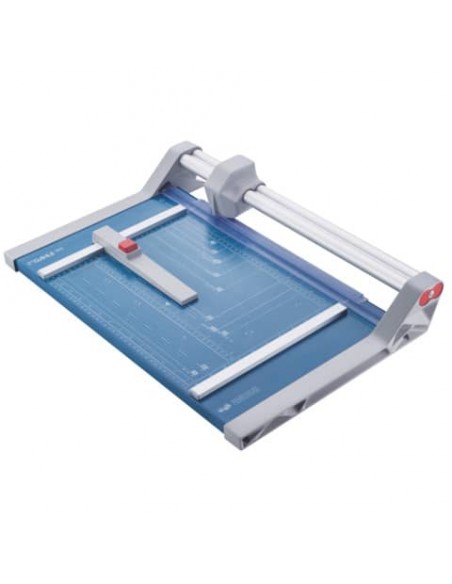 Taglierina a rullo Dahle di terza generazione con pressino automatico luce 360 mm blu - R000550