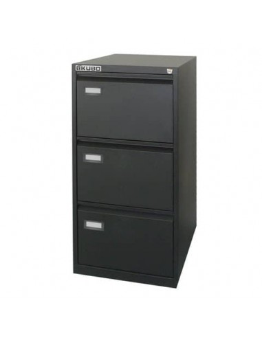 Classificatore per cartelle sospese KUBO 3 cassetti 46x62x101 cm nero 4103