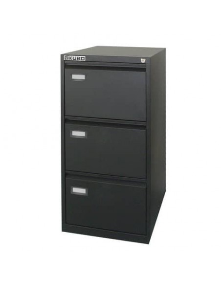 Classificatore per cartelle sospese KUBO 3 cassetti 46x62x101 cm nero 4103