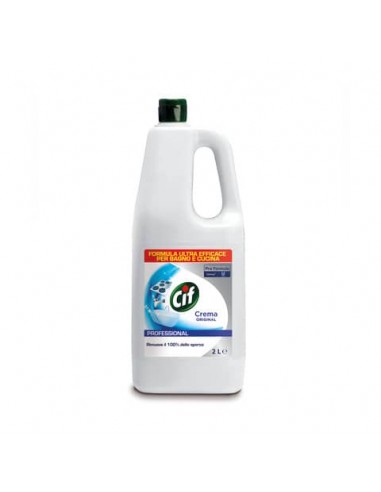 Crema sgrassante professionale Cif bianco Flacone 2 litri - 7508633