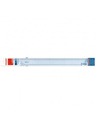 Riga ARDA Uni polistirolo termoresistente fumé ottico trasparente 60cm - 28960SS