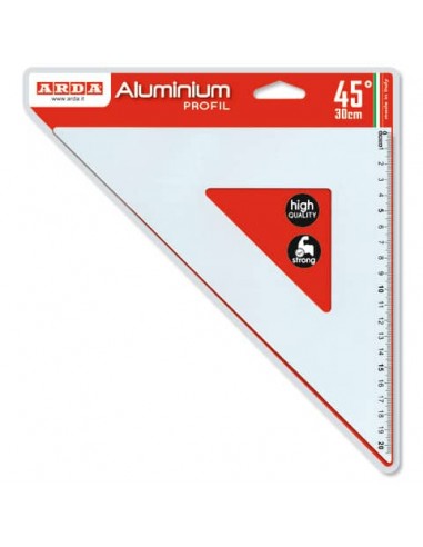 Squadra ARDA Linea Profil alluminio 45° 30 cm 18032