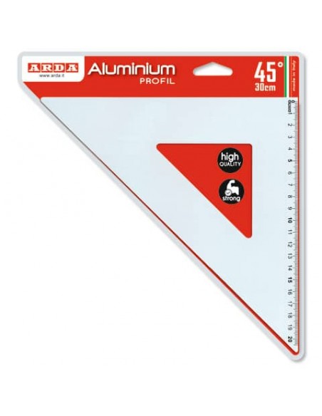 Squadra ARDA Linea Profil alluminio 45° 30 cm 18032