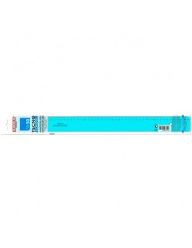 Riga ARDA Tecnoschool polistirolo termoresistente azzurro trasparente 50cm 40050SS