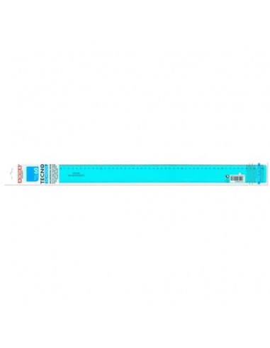 Riga ARDA Tecnoschool polistirolo termoresistente azzurro trasparente 60cm 40060SS