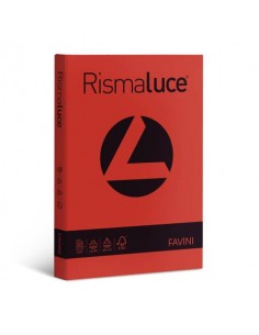 Carta colorata Favini Rismaluce colori forti 90 g/m² A3 scarlatto Risma da 300 fogli - A66C313
