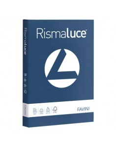 Carta colorata Favini Rismaluce colori forti 200 g/m² A4 blu di prussia Risma da 125 fogli - A67K104