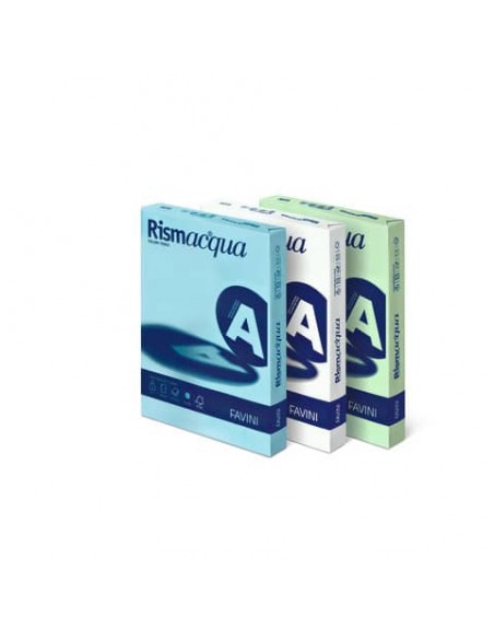 Carta colorata Favini Rismacqua colori tenui 200 g/m² A4 giallo chiaro 07 - Risma da 125 fogli - A672104