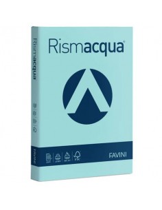 Carta colorata Favini Rismacqua colori tenui 200 g/m² A4 celeste 08 - Risma da 125 fogli - A67T104