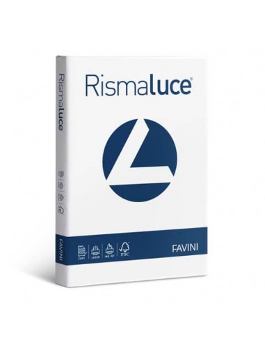 Carta per fotocopie A3 Favini Rismaluce Bianca 100 g/m² Risma da 300 fogli - A680313