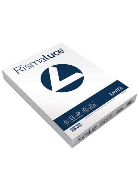 Carta per fotocopie A3 Favini Rismaluce Bianca 140 g/m² Risma da 200 fogli - A650213