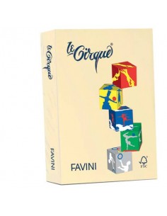 Carta colorata FAVINI LE CIRQUE per tutte le tecnologie di stampa 80 g/m² A4 giallo 100  500 fogli - A712504