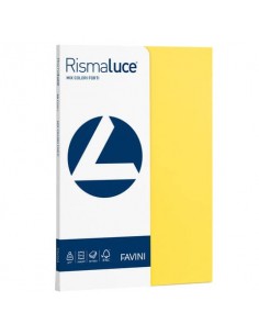 Carta colorata Favini Rismaluce colori forti 200 g/m² A4 mix 5 colori - Risma da 50 fogli - A69X504