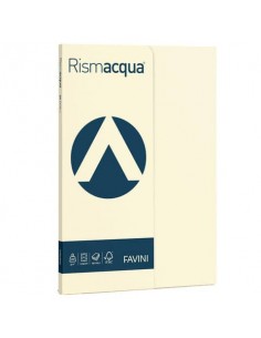Carta colorata Favini Rismacqua colori tenui 200 g/m² A4 avorio 110 Risma da 50 fogli - A69Q544