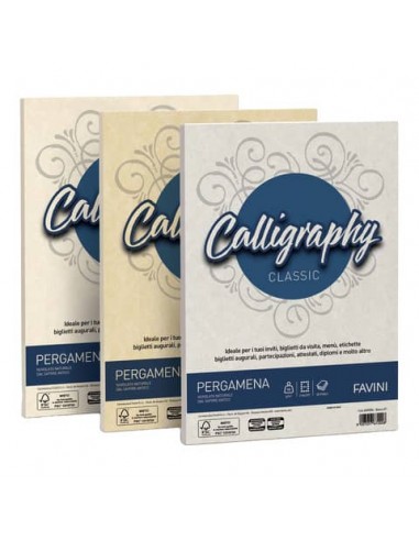 Carta pergamena FAVINI Calligraphy per lettere da stampare
