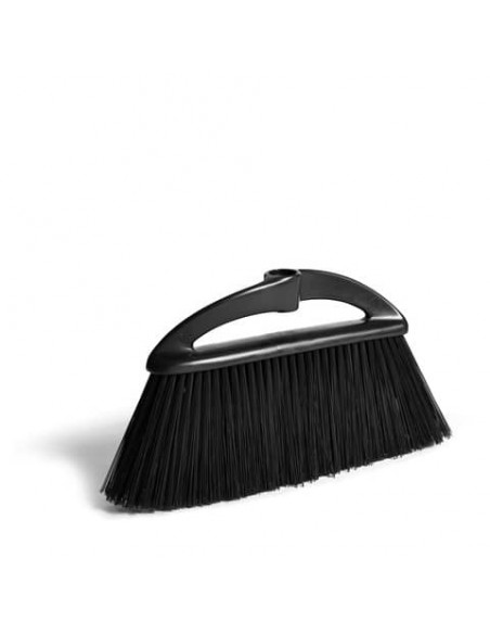 Scopa per interni ed esterni Perfetto Factory Flat 32x4x17 cm. coccia nera / setole nere - 0050C