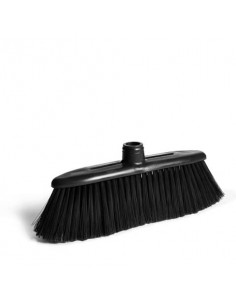Scopa per interni ed esterni Perfetto Factory Olly 33x8x12 cm coccia nera / setole nere 0050D