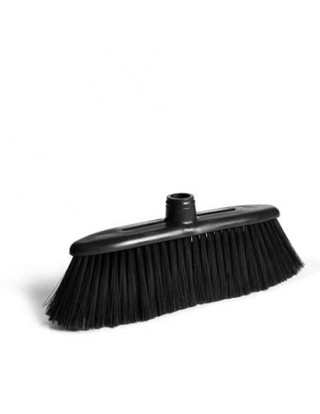 Scopa per interni ed esterni Perfetto Factory Olly 33x8x12 cm coccia nera / setole nere 0050D