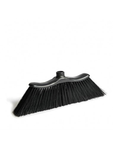 Scopa per interni ed esterni Perfetto Factory Onda 37x4x12 cm coccia nera / setole nere - 0050E