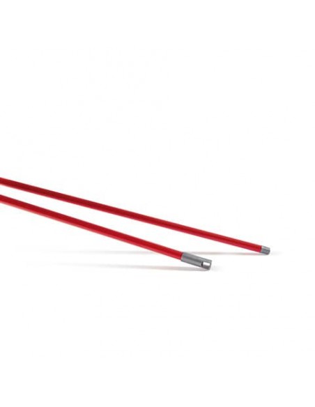 Manico metallico Perfetto Factory Vital 130 cm rosso 0032