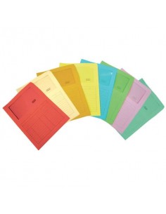 Cartellina con finestra Blasetti SINTEX aperta su due lati carta 120 g/m² 22x31 cm acqua marina  conf. da 50 - 0580