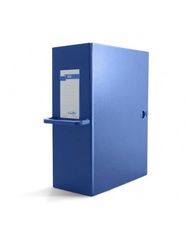 Cartella portaprogetti con bottone Sei Rota Big - dorso 16 cm blu - 26x36 cm 68001607