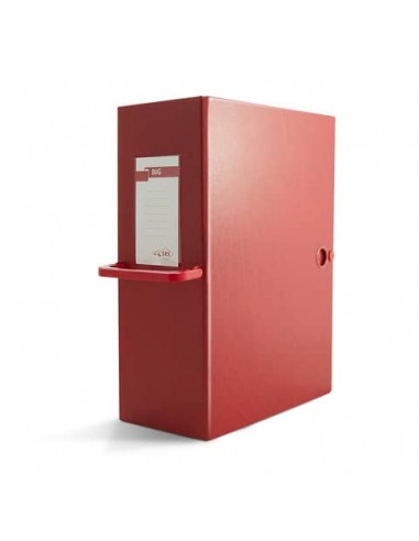 Cartella portaprogetti con bottone Sei Rota Big - dorso 16 cm rosso - 26x36 cm 68001612