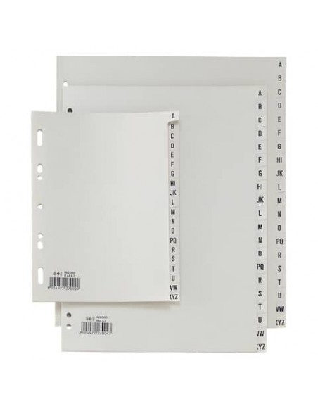 Separatori alfabetici in PP Sei Rota Record R-Max A-Z buste grigio 581420