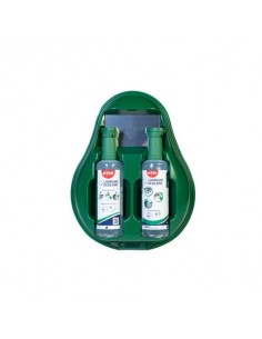 Stazione lavaggio oculare PVS verde  2 flaconi da 500 ml - cps202