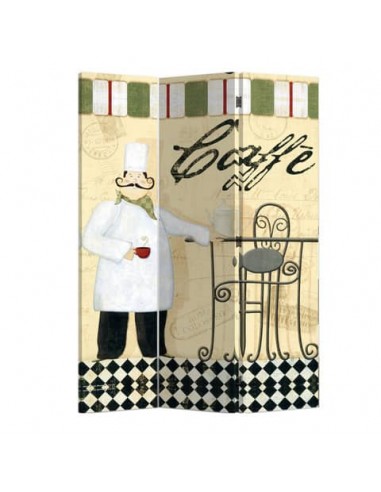 Paravento a 3 ante Serena Group in legno e carta di riso fantasia Stones 120x180 cm - NY1071-3