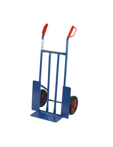 Carrello in acciaio Serena Group con doppio manico 57 x 46 x h. 116 cm blu portata 300 kg - HT300