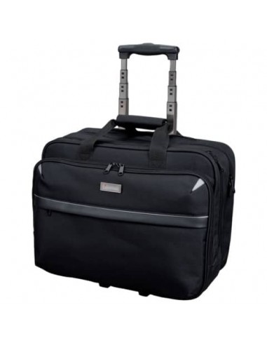 Trolley portacomputer Lightpak XRAY in poliestere 43x20x37 cm nero 46099