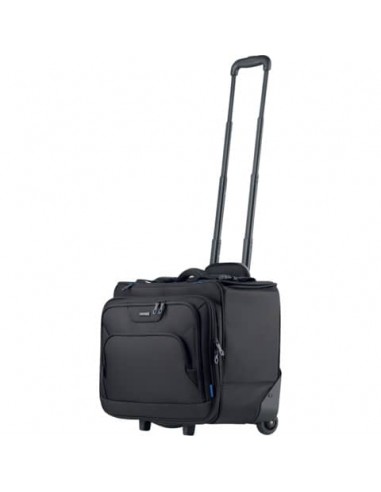 Borsa pilota con trolley Lightpak PIONEER in poliestere 47x27x38 cm nero 46108