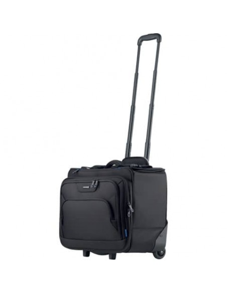 Borsa pilota con trolley Lightpak PIONEER in poliestere 47x27x38 cm nero 46108