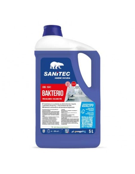 Disinfettante multisuperficie Sanitec Bakterio 5000 ml - pino balsamico 1541