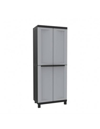 Armadietto a due ante TERRY Twist Black 3680 grigio/nero 68x39x170 cm 1002707