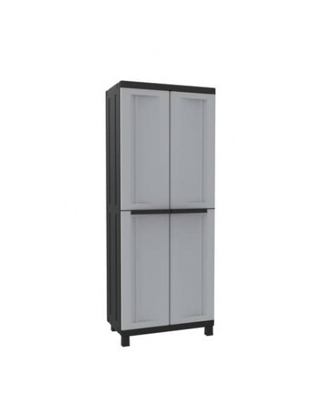 Armadietto a due ante TERRY Twist Black 3680 grigio/nero 68x39x170 cm 1002707